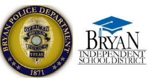 Images from the Bryan police department and Bryan ISD.