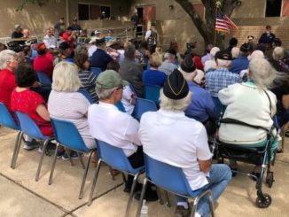 Some of those attending the 2022 Memorial Day program at the Bryan American Legion.