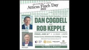 Image of the Atticus Finch Day flyer.