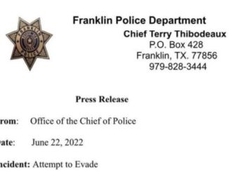 Screen shot from the Franklin police department's Facebook page.