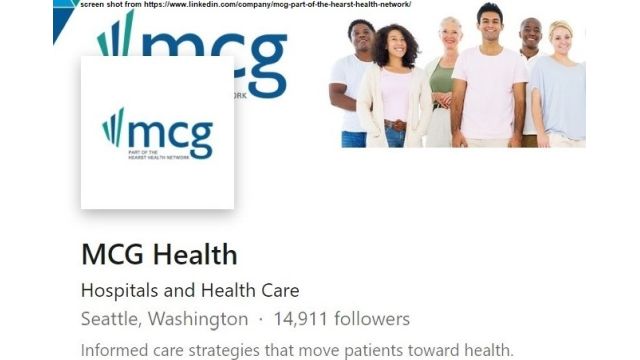 Screen shot from https://www.linkedin.com/company/mcg-part-of-the-hearst-health-network/