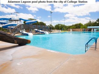 Photo of Adamson Lagoon pool from the city of College Station.