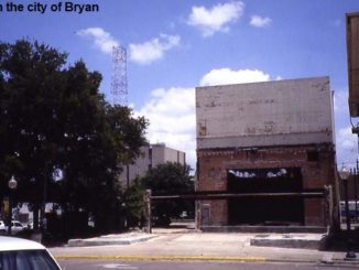 Image from the city of Bryan showing the location of an addition at the Palace Theater.