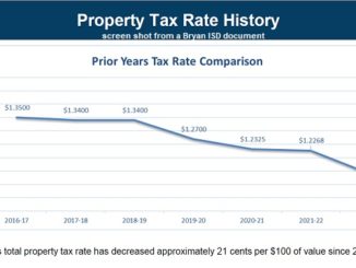 Screen shot from a Bryan ISD document.