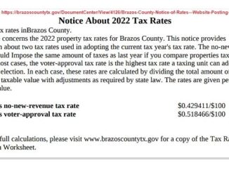 Screen shot from https://brazoscountytx.gov/DocumentCenter/View/4126/Brazos-County-Notice-of-Rates---Website-Posting-FY-23?bidId=