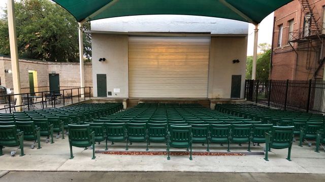 Fixed seating at downtown Bryan's Palace Theater August 18, 2022.