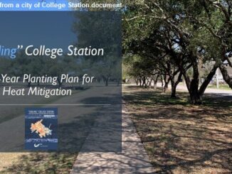 Screen shot from a city of College Station document.