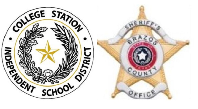 Images from College Station ISD and the Brazos County sheriff's office.