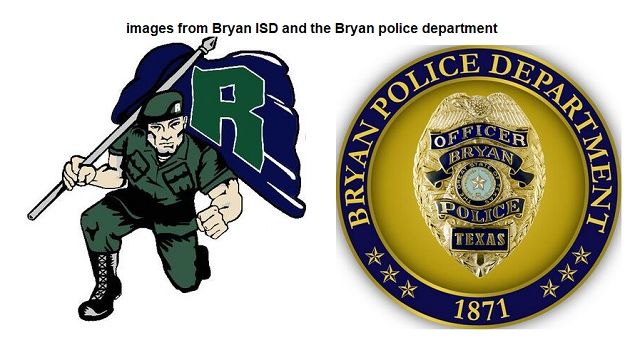 Images from Bryan ISD and the Bryan police department.