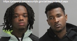 Photos of (L-R) Gary Simmons II and Kenneth Deloch from https://jailsearch.brazoscountytx.gov/JailSearch/default.aspx