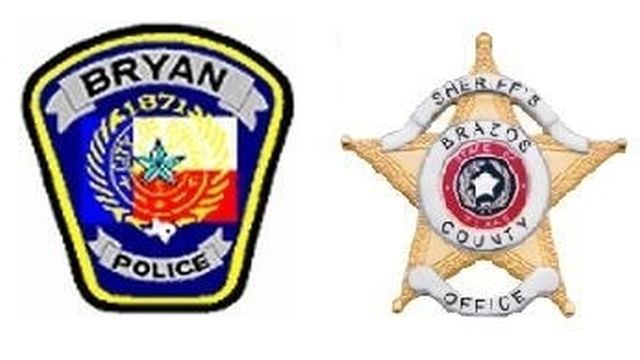 Screen shots from the Bryan police and Brazos County sheriff's office websites.