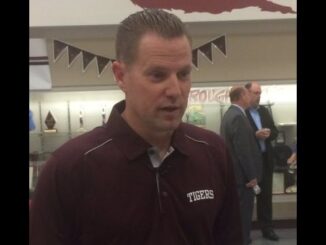 Lee Fedora at his introductory news conference in 2017.