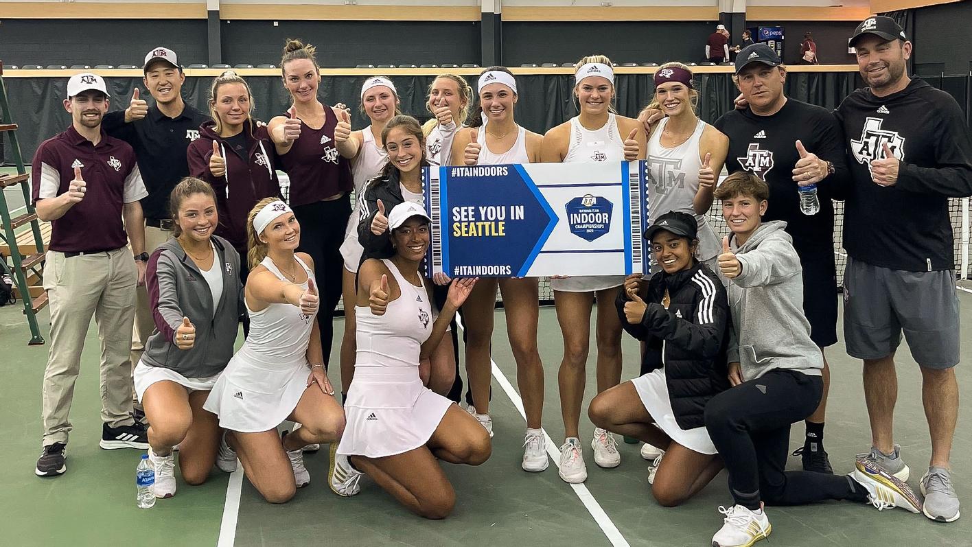 No. 4 A&M Women's Tennis Advances to ITA National Team Indoor ...