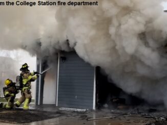 Photo from the College Station fire department.