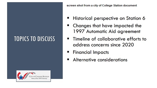 Image from a city of College Station document.