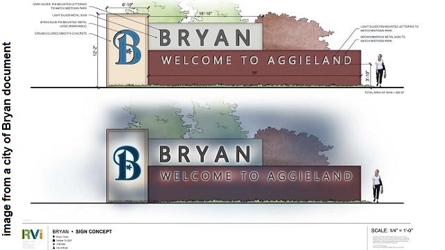 Image from a city of Bryan document.