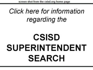 Screen shot from the csisd.org home page.