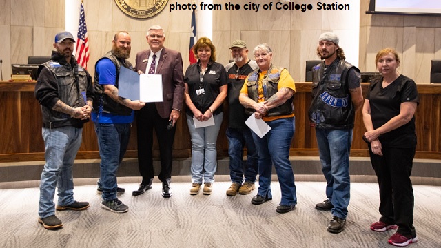 Photo from the city of College Station from the May 15, 2023 city council meeting.