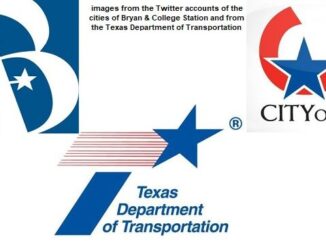 Images from the Twitter accounts of the cities of Bryan and College Station and the Texas department of transportation.