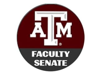 Screen shot from the You Tube channel TAMU Faculty Senate.