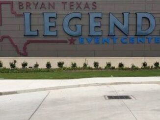 Outside the Legends Events Center, April 24, 2023.