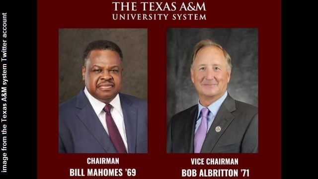 Image from the Texas A&M system's Twitter account.