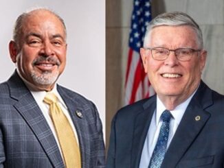 Photos of (L) Bobby Gutierrez from bryantx.gov and (R) John Nichols from cstx.gov.