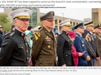 Screen shots from https://today.tamu.edu/2023/05/31/biden-nominates-aggie-to-lead-u-s-marine-corps/