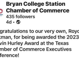 Screen shot from the Bryan/College Station chamber of commerce LinkedIn page.