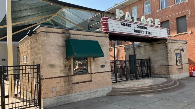 The Palace Theater in downtown Bryan, July 22, 2023.