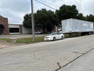 Photo taken July 15, 2023 showing part of the portion of Ponderosa Drive that will be affected by a new parking ban.