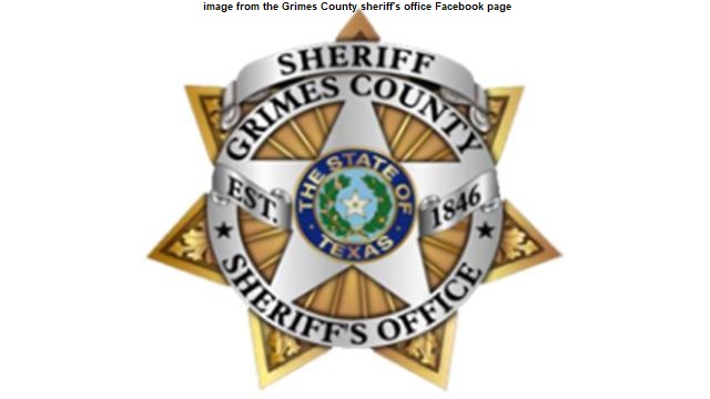 Image from the Grimes County sheriff's office Facebook page.