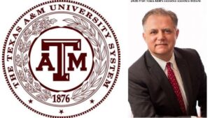 Images from (L-R) Texas A&M system's social media and from Texas A&M's executive searches website.