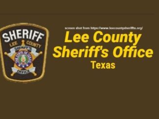 Screen shot from https://www.leecountysherifftx.org/