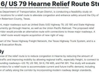 Screen shot from https://www.txdot.gov/projects/projects-studies/bryan/sh6-us79-hearne-relief-route.html