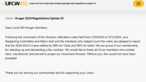 Screen shot from https://www.ufcw455.org/kroger-2024-negotiations-update-10/