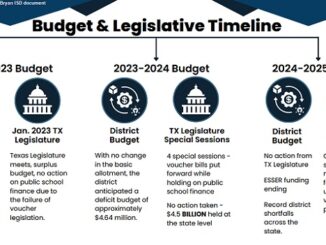 Screen shot from a Bryan ISD document.