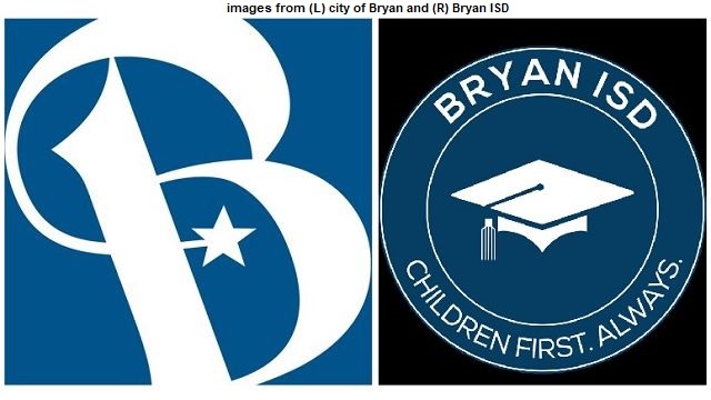 Images provided by (L) city of Bryan and (R) Bryan ISD.