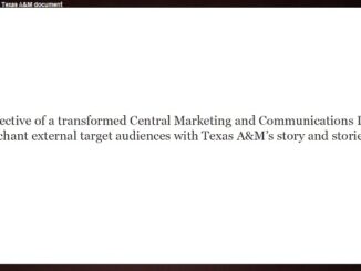 Screen shot from a Texas A&M document.