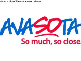 Screen shot from a city of Navasota news release.