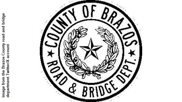 Image from the Brazos County road and bridge department's Twitter/X account.