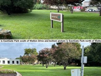 Photos of College Station's EastGate Park taken July 23, 2024.