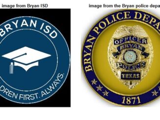 Images from (L-R) Bryan ISD and the Bryan police department.