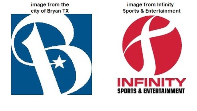 Images from (L-R) the city of Bryan TX and Infinity Sports & Entertainment.