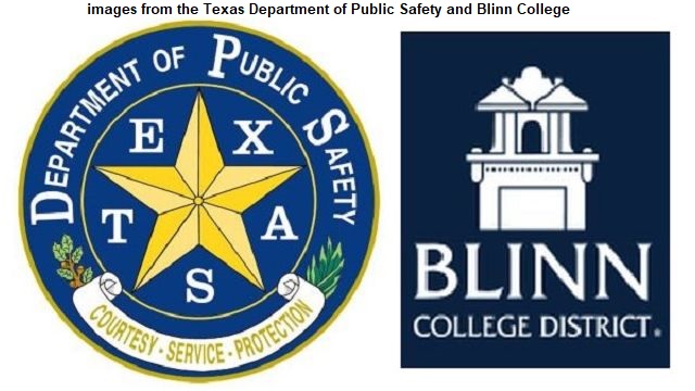 Images from the Texas Department of Public Safety and Blinn College.