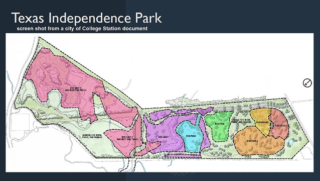 Screen shot from a city of College Station document.