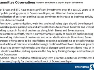 Screen shot from a city of Bryan document.