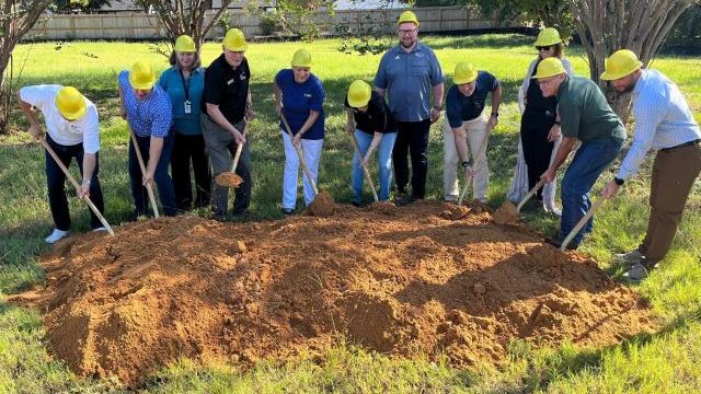 The ceremonial groundbreaking of Unlimited Potential's first building, September 17, 2024.