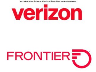 Screen shot from a Verizon/Frontier news release.