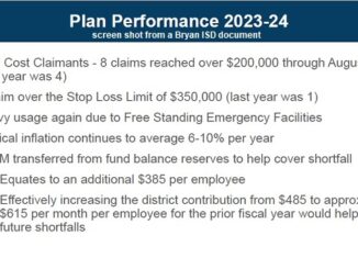 Screen shot from a Bryan ISD document.